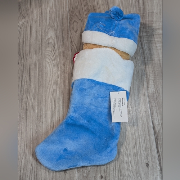 My 1st Christmas Baby Boy Stocking Blue Plush Teddy Bear " - Picture 5 of 7